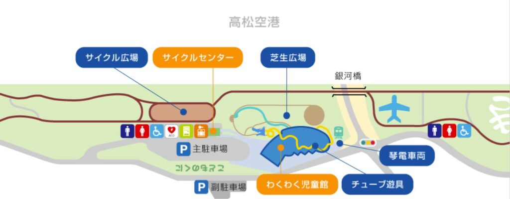 さぬきこどもの国マップ