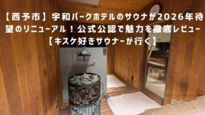 宇和サウナ紹介ブログアイキャッチ