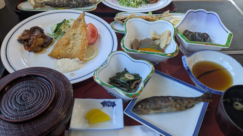 姫鶴荘の夕食