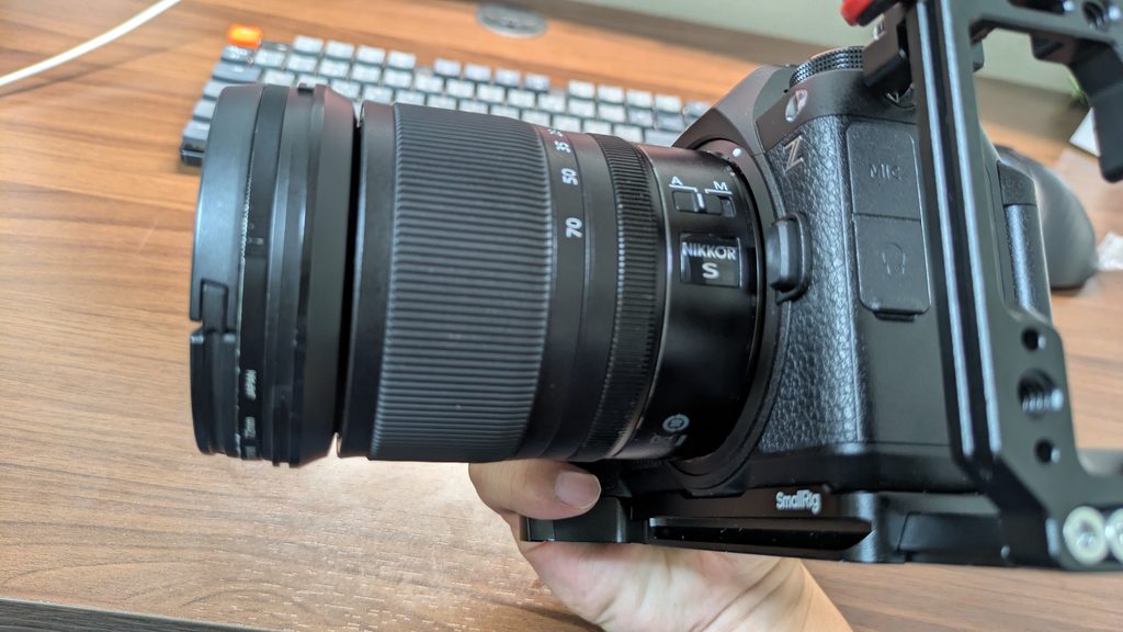 SmallligのL字ブラケットを装着したZ6III